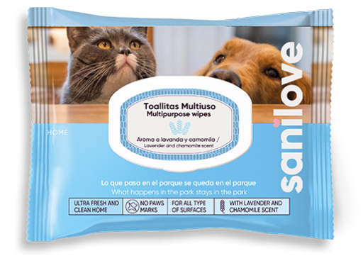 Toallitas Húmedas para Gatos "PawClean Sin Fragancia" – 50 uds